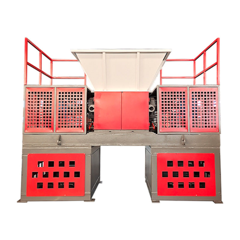 Plastic Film Recycling Double Shaft Shredder WPT1000/450 