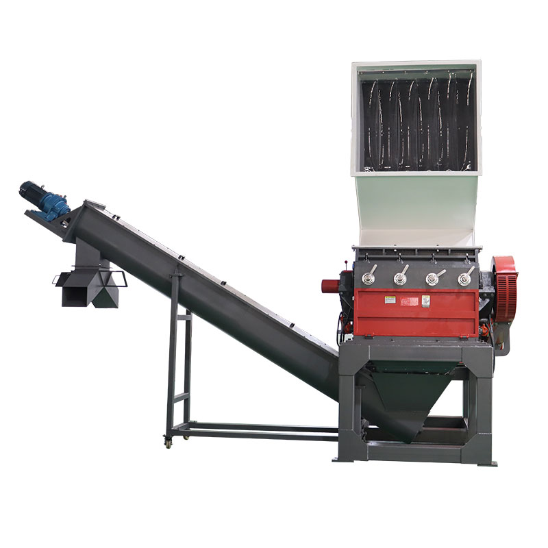 Grinder Plastic Waste Crusher WHC1200/600 With Screw Conveyor 