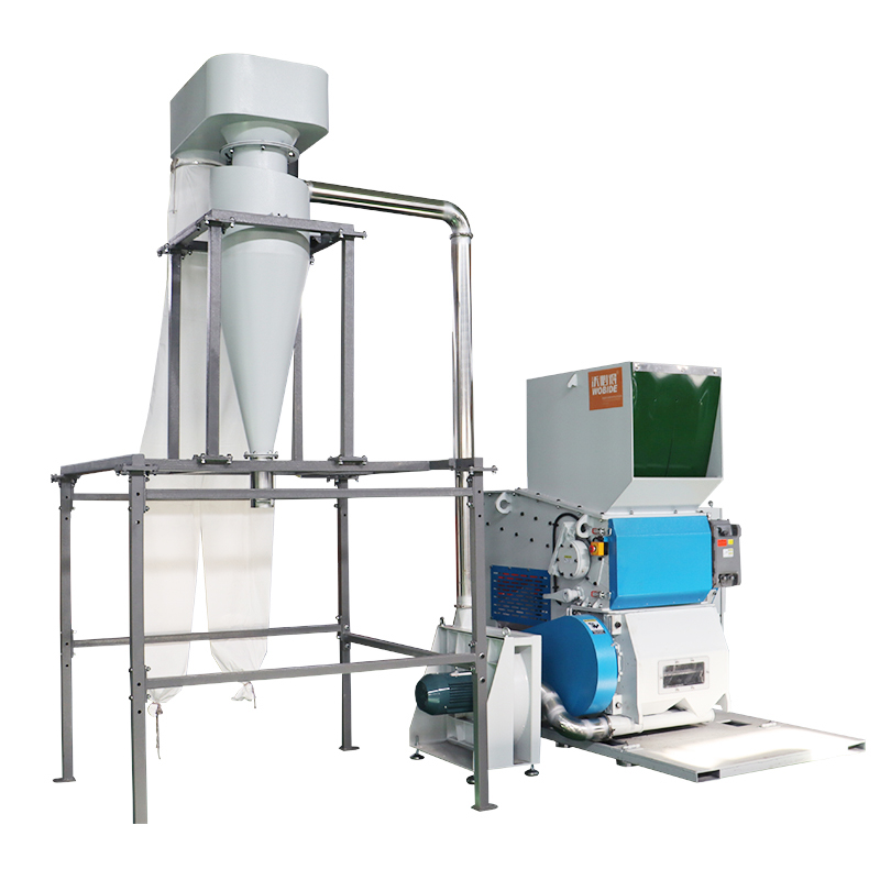 Shredder-Crusher Integrated Machine For Fecycling Various Types Of Plastics