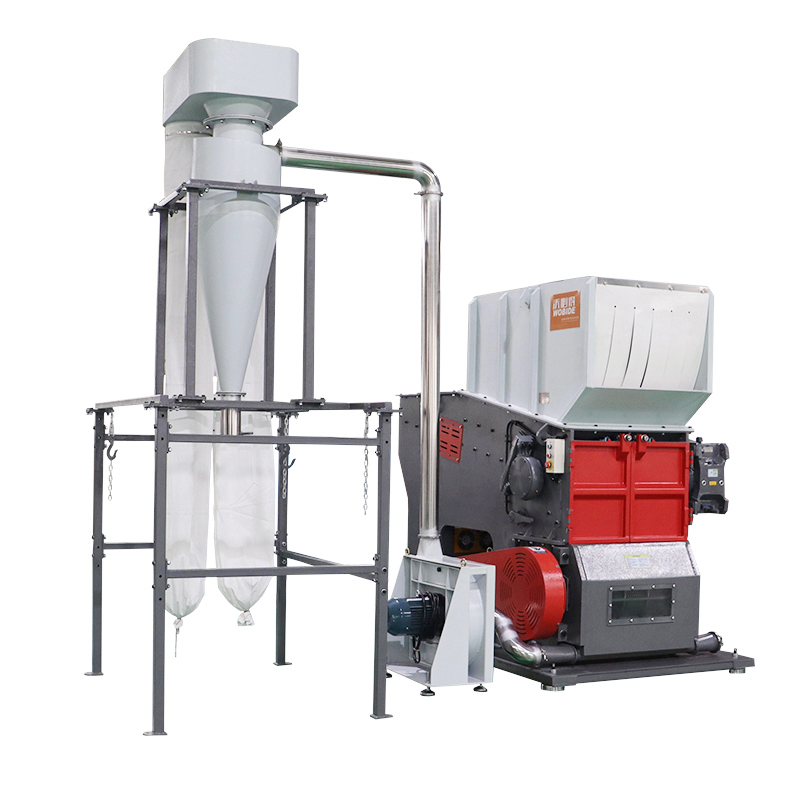 Shredder-Crusher Integrated Machine For Fecycling Various Types Of Plastics