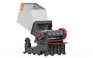 Grinder Plastic Waste Crusher WHC1200/600 With Screw Conveyor details