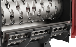 Customized Color Single Shaft Shredder Factory WPS1500 details